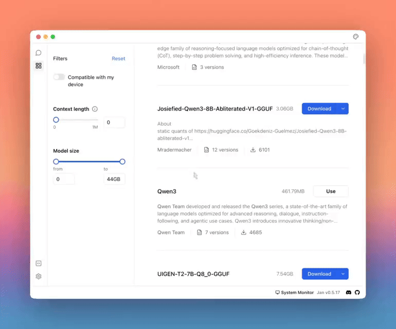 Qwen3 support is now more reliable.